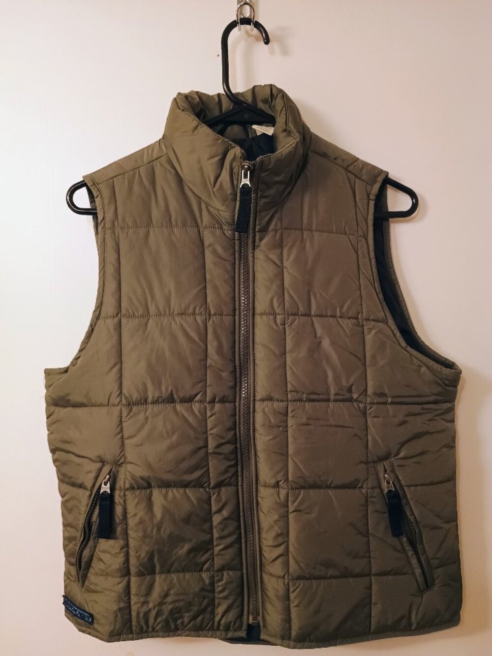Abercrombie Performance Gear Olive Green Puffy Vest - Size M